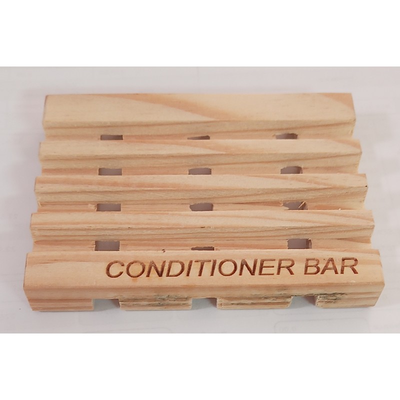 Conditioner bar drip tray, 100% pine