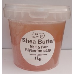 1 kg Shea butter melt & pour glycerine soap base, sulphate & Ethanol free