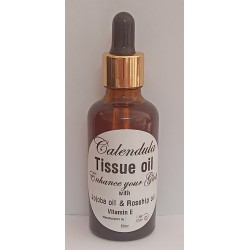 Enhance your glow with 50 ml of our "Calendula Tissue oil"